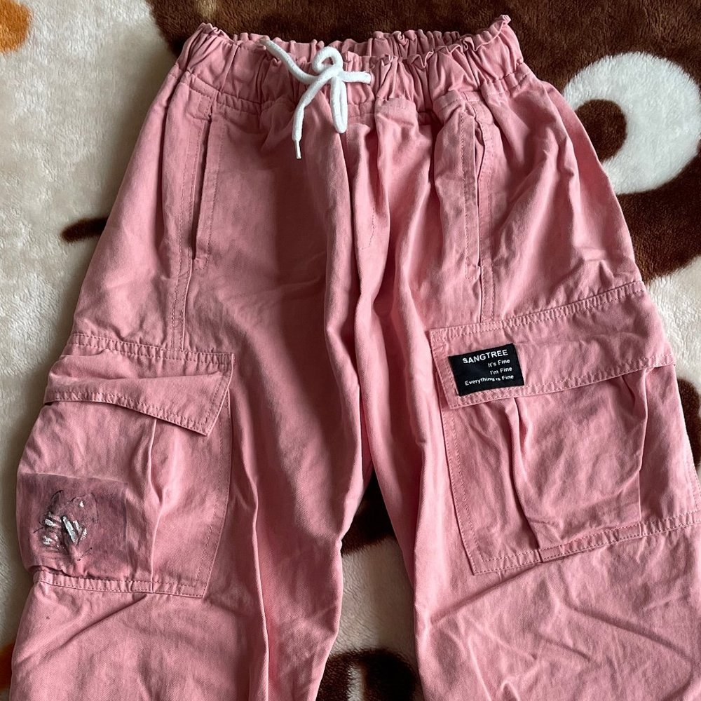 Pink Cargo Pants